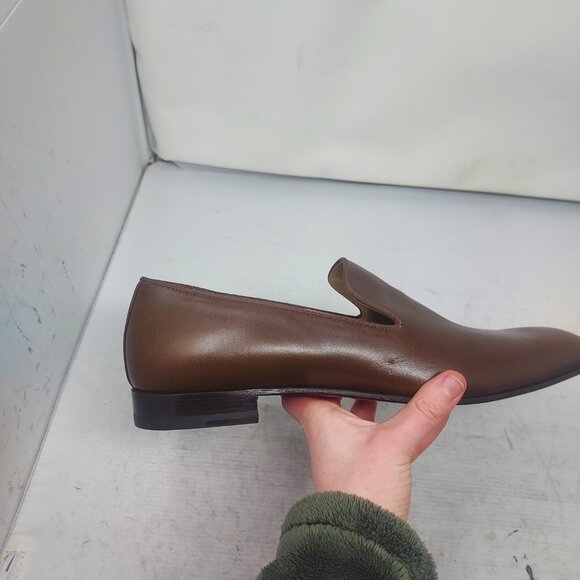 Christian Louboutin MENS Dandelion Brown Smooth Leather Loafer Shoe main image 4